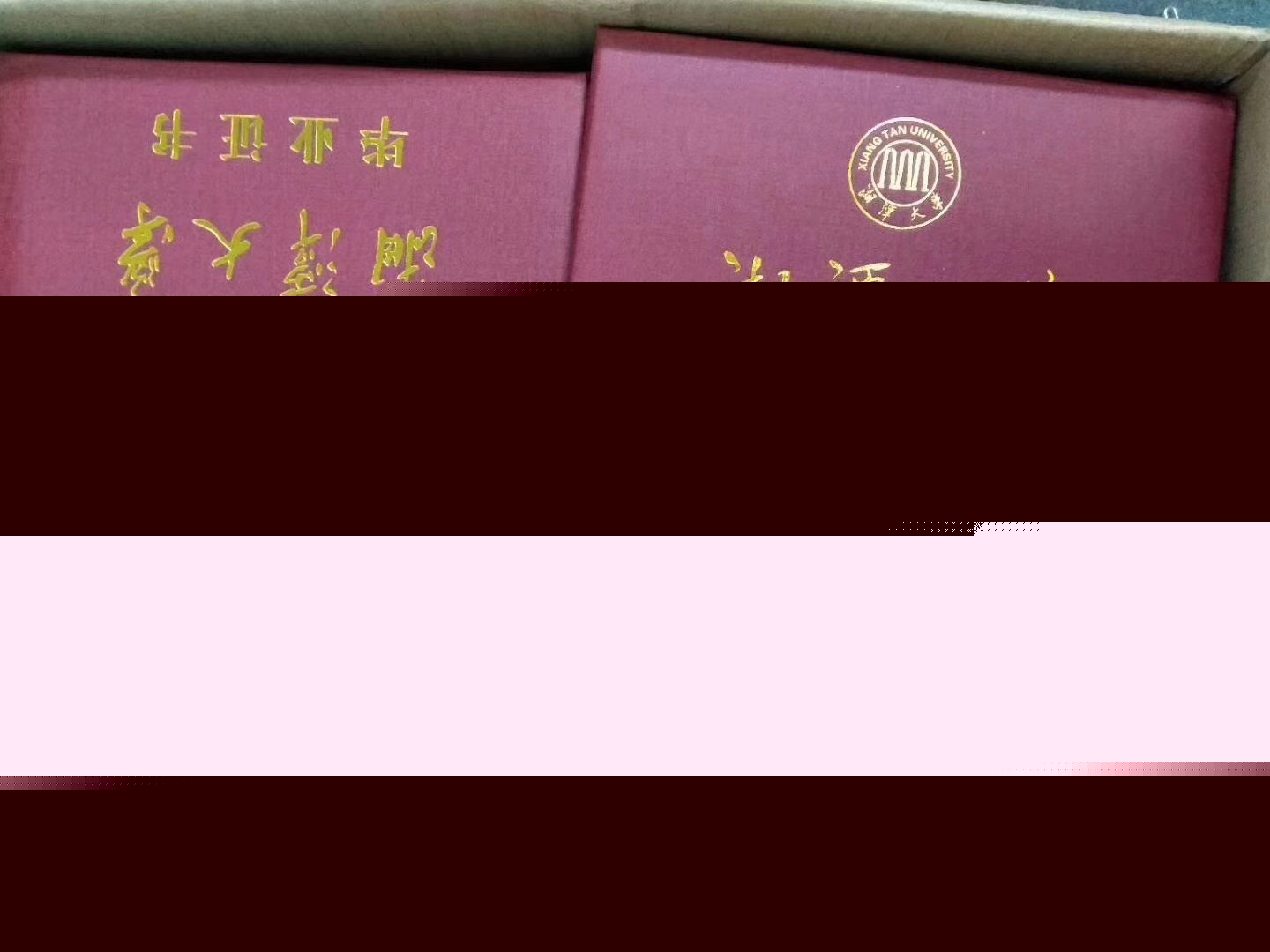 畢業證 湘潭大學