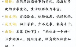 飽經滄桑的意思_釋義_出處