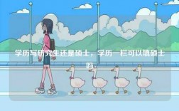 學歷寫研究生還是碩士，學歷一欄可以填碩士嗎