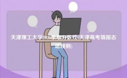 天津理工大學2023錄取分數(shù)線(天津高考填報志愿規(guī)則)