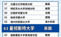 曼徹斯特大學排名