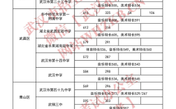 武漢高中分?jǐn)?shù)線