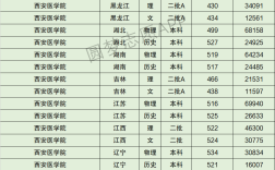 西安醫(yī)學(xué)院錄取分?jǐn)?shù)線(3)