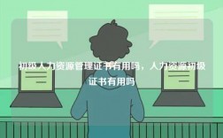 初級人力資源管理證書有用嗎，人力資源初級證書有用嗎