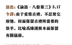 愛禮存羊的解釋_近義詞_反義詞