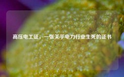 高壓電工證，一張關乎電力行業生死的證書