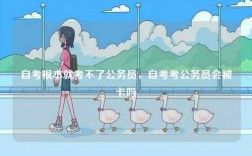 自考根本就考不了公務(wù)員，自考考公務(wù)員會(huì)被卡嗎