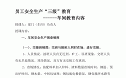 安全生產培訓內容有哪些