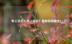 電工證怎么網(wǎng)上報(bào)名？教你輕松搞定！