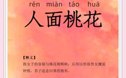 人面桃花的解釋_近義詞_反義詞