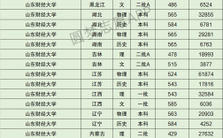 山東財經(jīng)大學錄取分數(shù)線