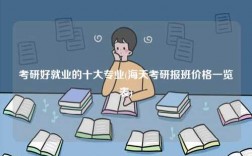 考研好就業(yè)的十大專業(yè)(海天考研報班價格一覽表)