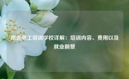 附近電工培訓學校詳解：培訓內容、費用以及就業前景