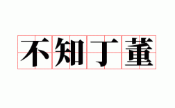 不知丁董的解釋_近義詞_反義詞