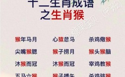 猴的成語