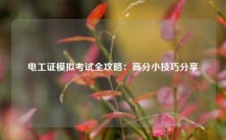 電工證模擬考試全攻略：高分小技巧分享