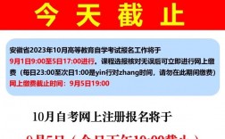 安徽自學考試報名官網