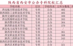 西安收專科的本科大學