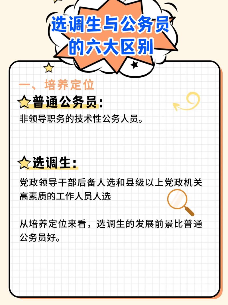 什么是選調生與公務員區別-圖1