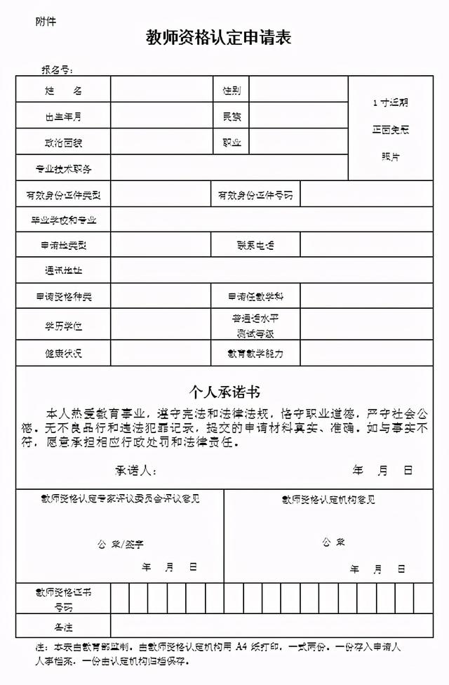 教師資格認定需要的材料-圖1