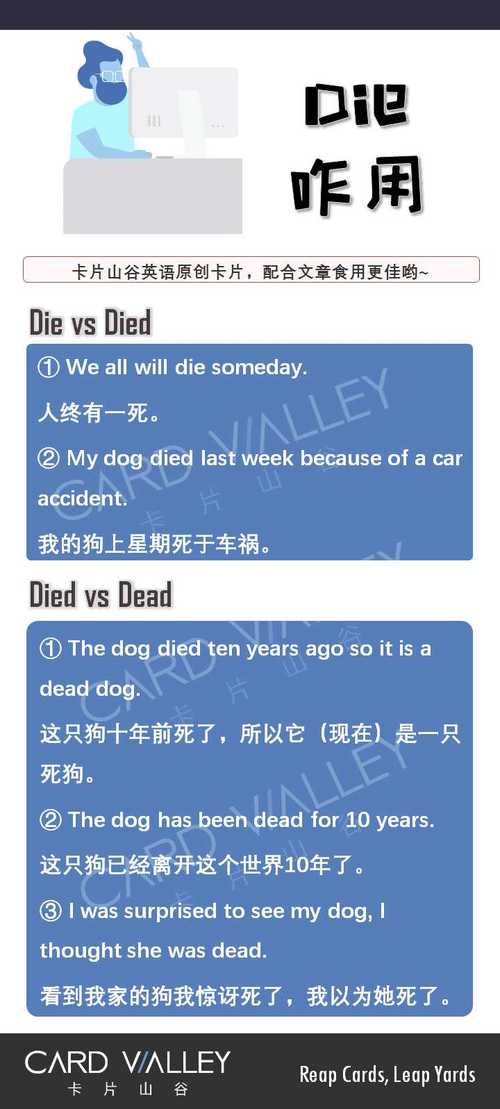 died和dead的區別-圖1