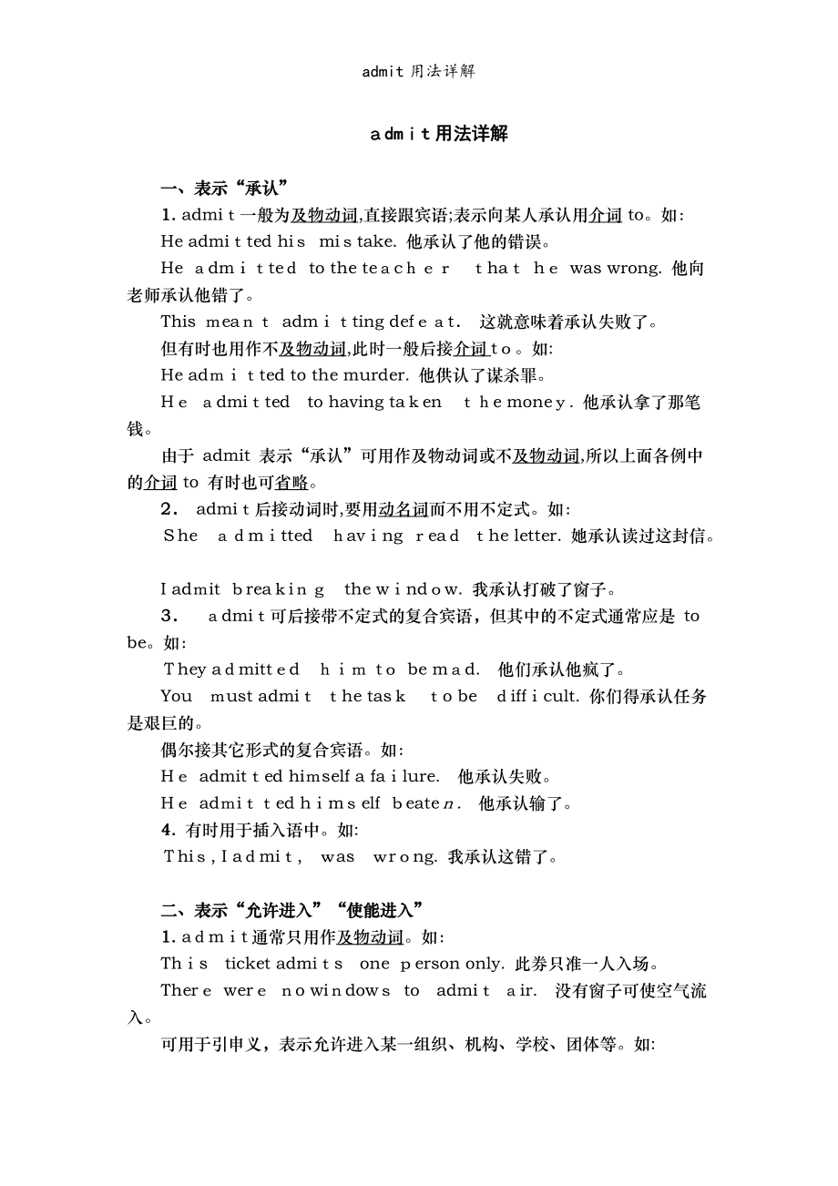 admit的用法-圖1