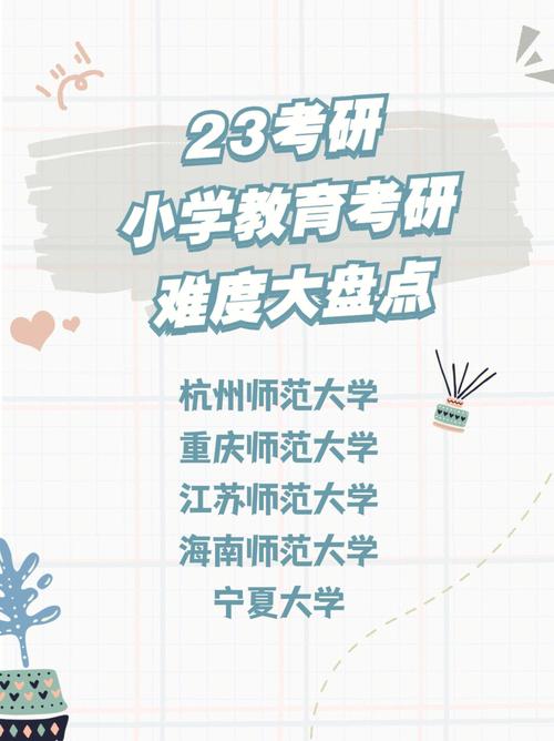 教育學考研難度大嗎(小學教育考研可以考什么專業)-圖1