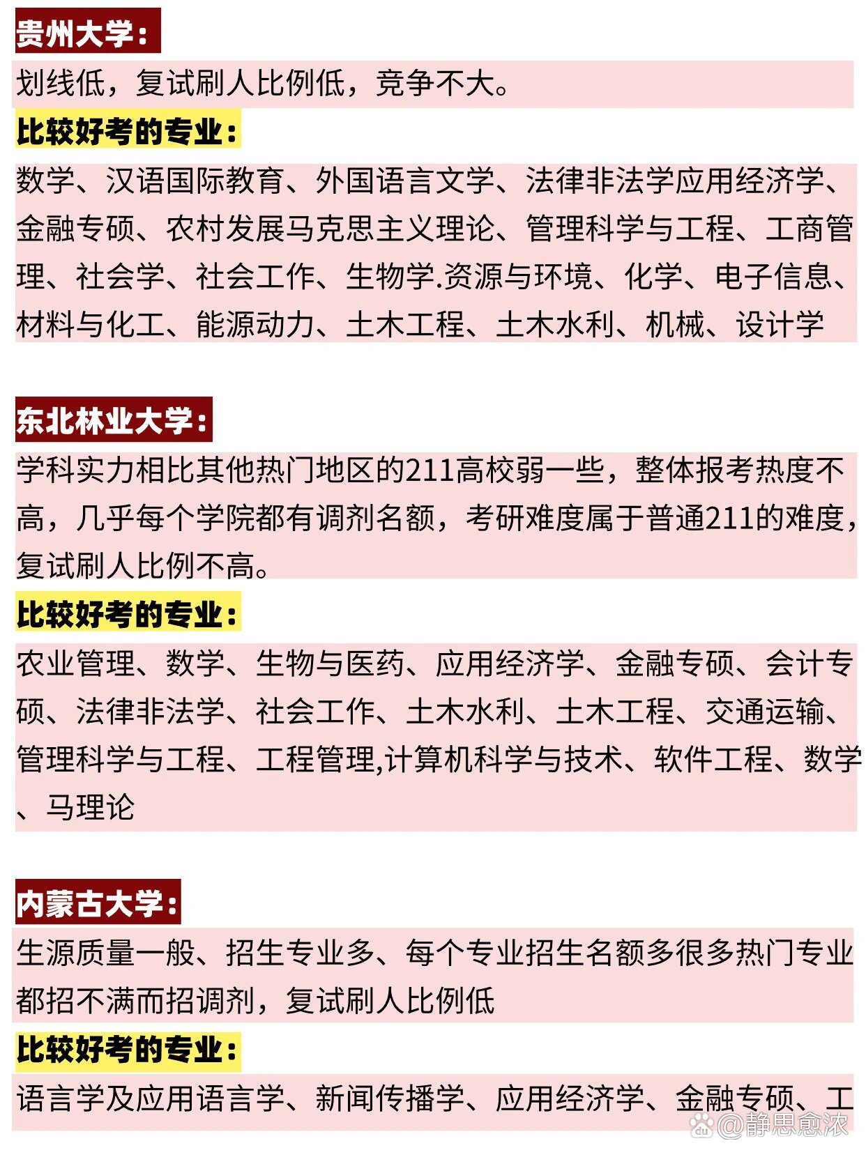 考研適合撿漏的211大學(xué)-圖1