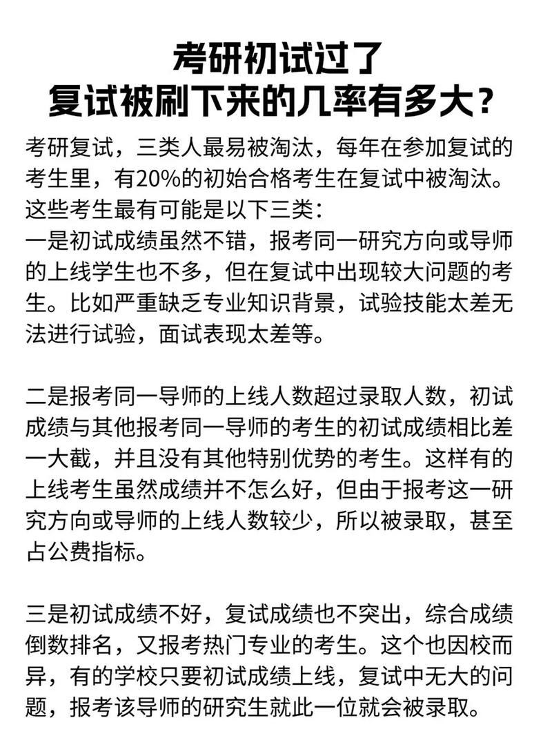考研復試被刷幾率大嗎-圖1