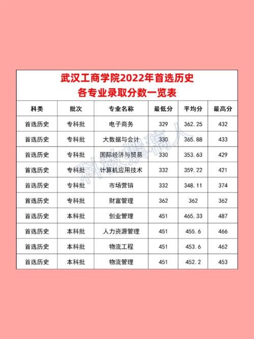 2024年武漢工商學(xué)院錄取分?jǐn)?shù)線-圖1