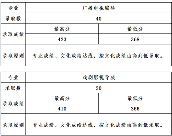 2024年山西傳媒學(xué)院藝術(shù)類錄取分?jǐn)?shù)線-圖1