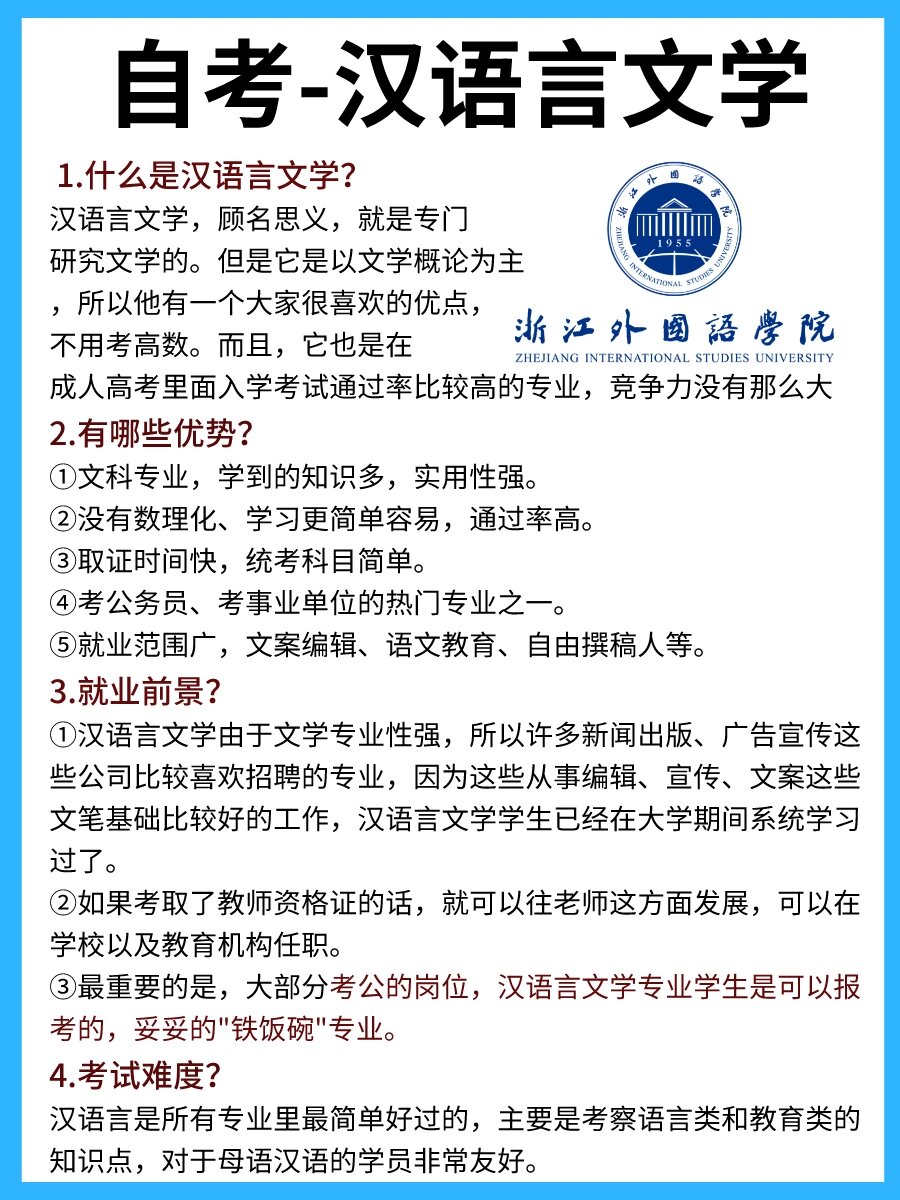 漢語言文學(xué)專業(yè)好考嗎-圖1