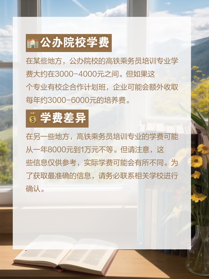 高鐵乘務員學校學費-圖1