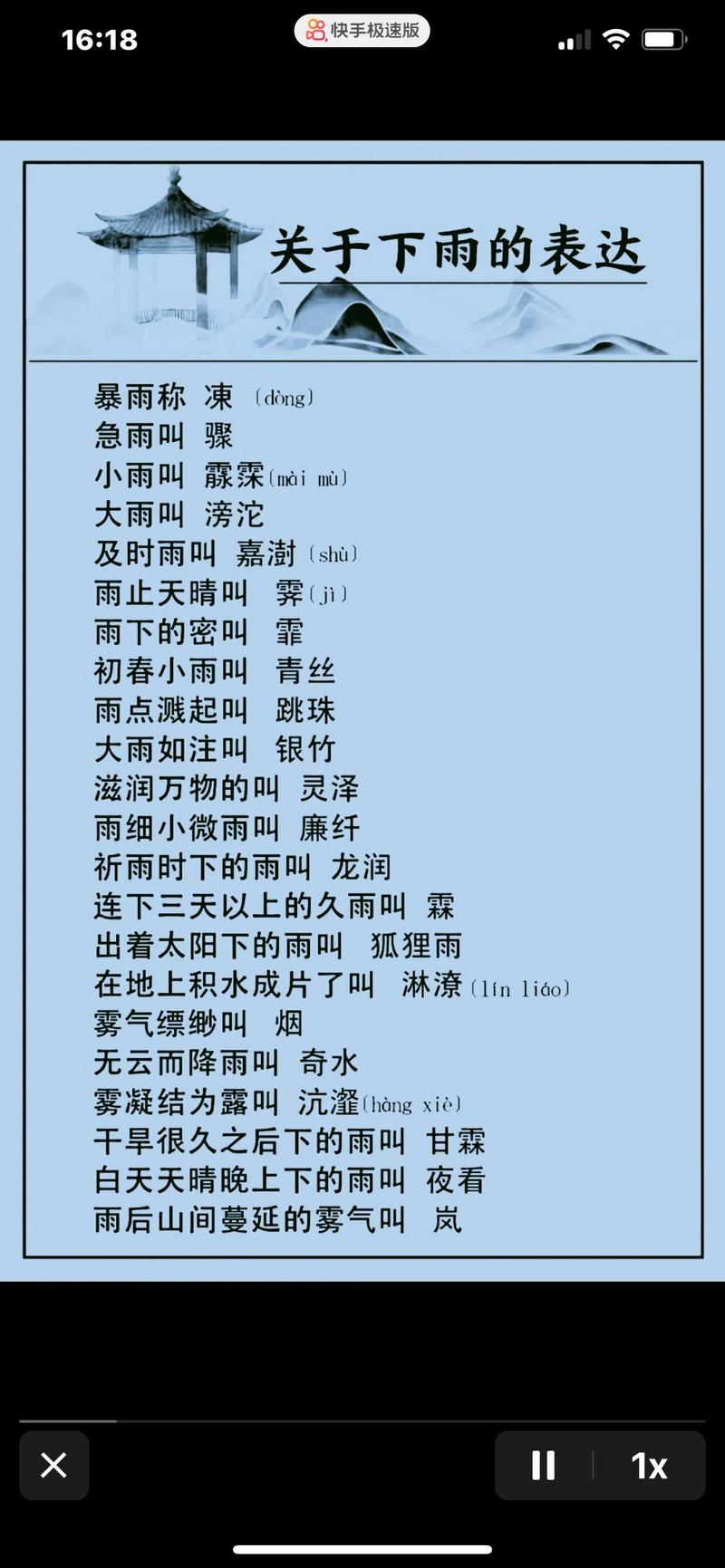 驟雨的意思-圖1