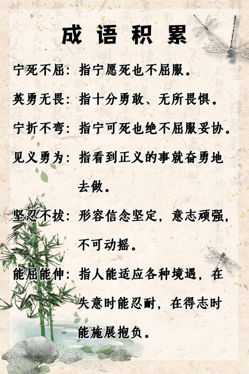 剛毅不屈的意思-圖1