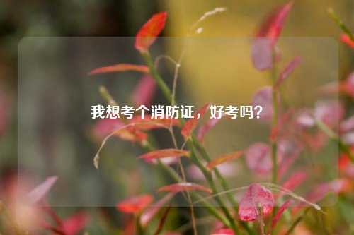 我想考個消防證，好考嗎？-圖1