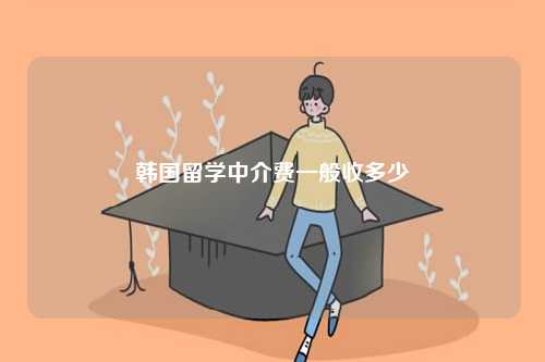 韓國留學(xué)中介費(fèi)一般收多少-圖1
