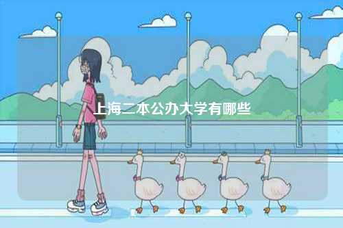 上海二本公辦大學(xué)有哪些-圖1
